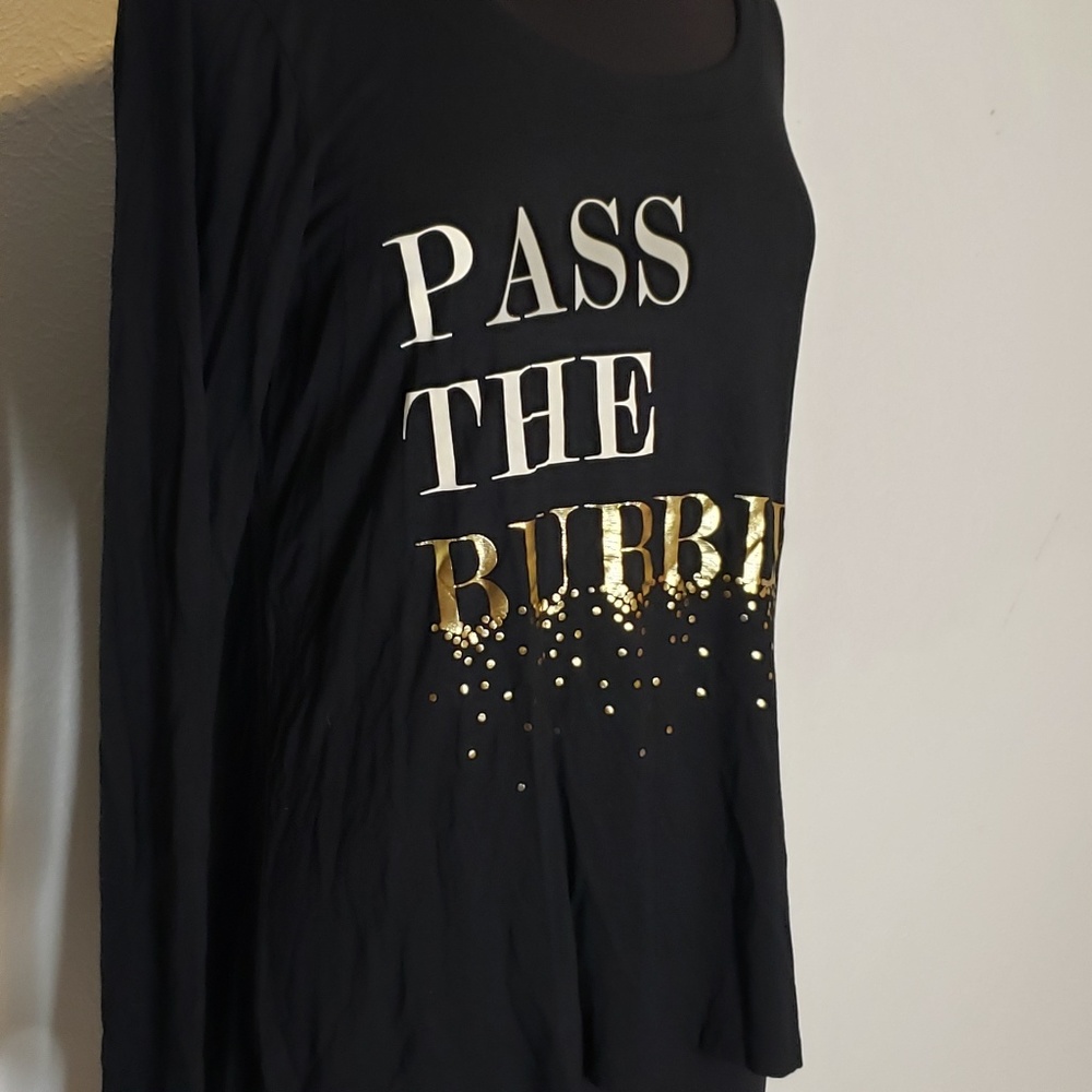Pass the Bubbly long sleeve T shirt